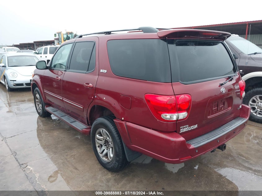 2007 Toyota Sequoia Sr5 VIN: 5TDZT34A67S299326 Lot: 39888883