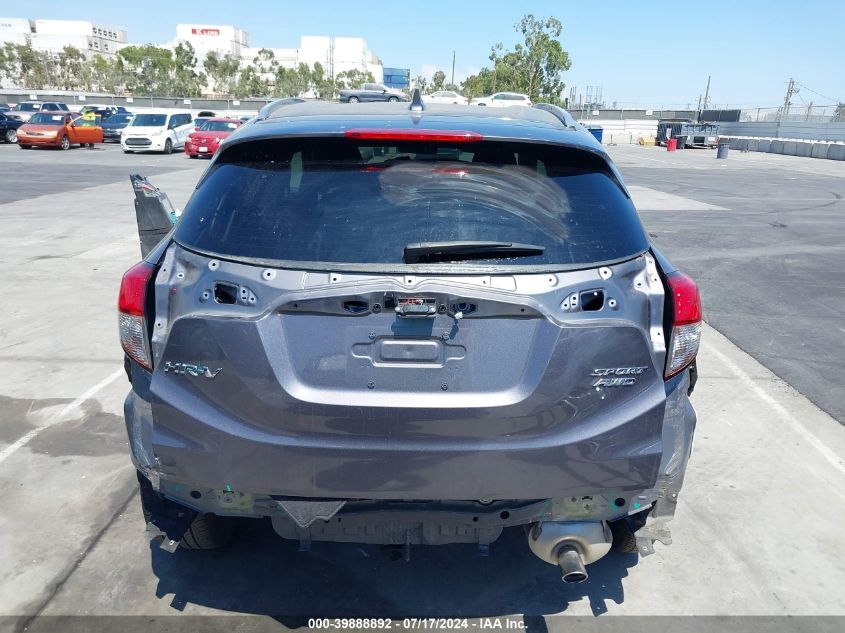 2021 Honda Hr-V Awd Sport VIN: 3CZRU6H16MM701523 Lot: 39888892