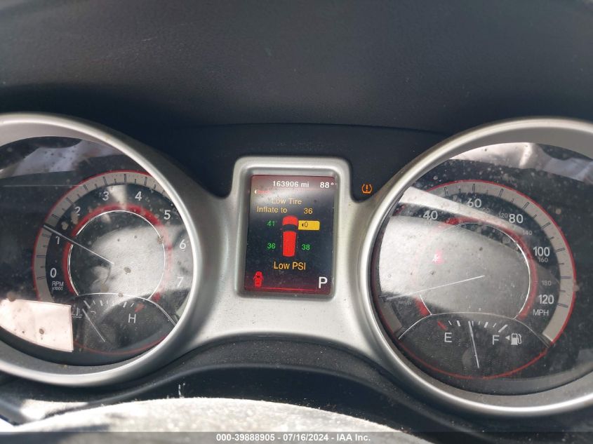 2017 Dodge Journey Sxt VIN: 3C4PDCBG8HT643807 Lot: 39888905