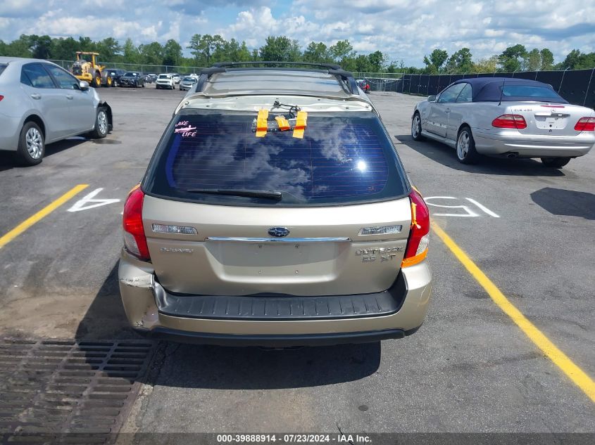 2008 Subaru Outback 2.5Xt Limited VIN: 4S4BP63C984329258 Lot: 39888914