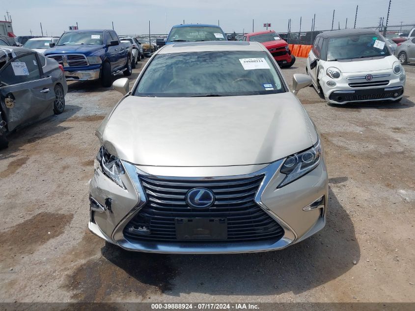 2016 Lexus Es 300H VIN: JTHBW1GG6G2108894 Lot: 39888924