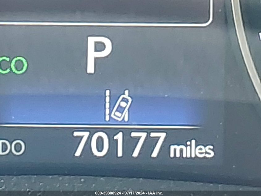 2016 Lexus Es 300H VIN: JTHBW1GG6G2108894 Lot: 39888924