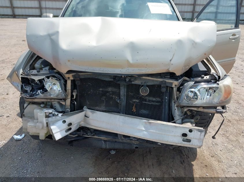 2006 Toyota Highlander VIN: JTEGD21A660141360 Lot: 39888925