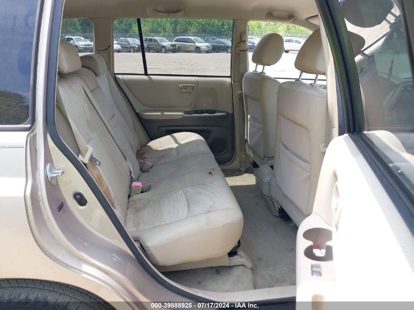 2006 Toyota Highlander VIN: JTEGD21A660141360 Lot: 39888925