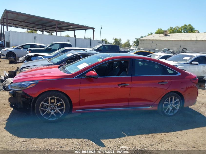 2018 Hyundai Sonata Limited 2.0T+ VIN: 5NPE34AB8JH715861 Lot: 39888938