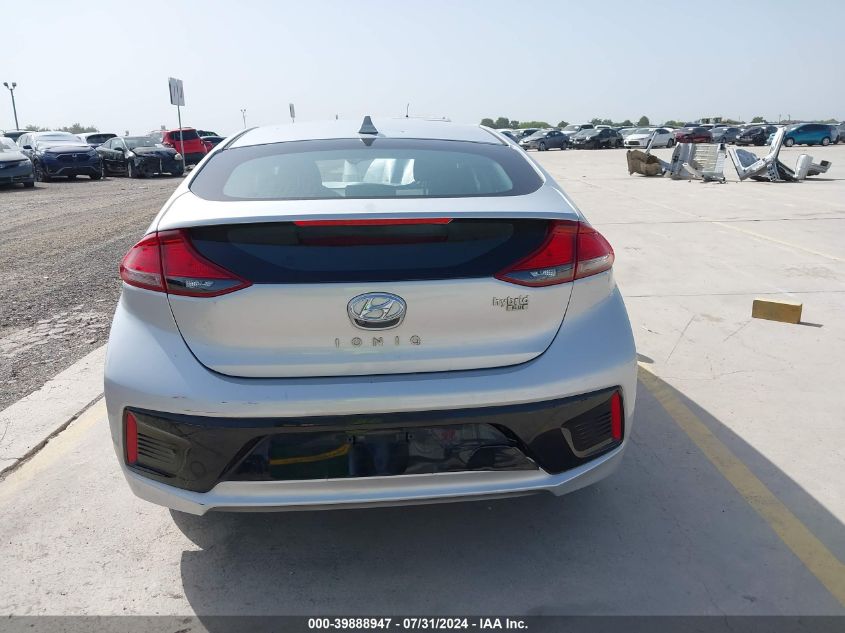 2019 Hyundai Ioniq Hybrid Blue VIN: KMHC65LC3KU116623 Lot: 39888947