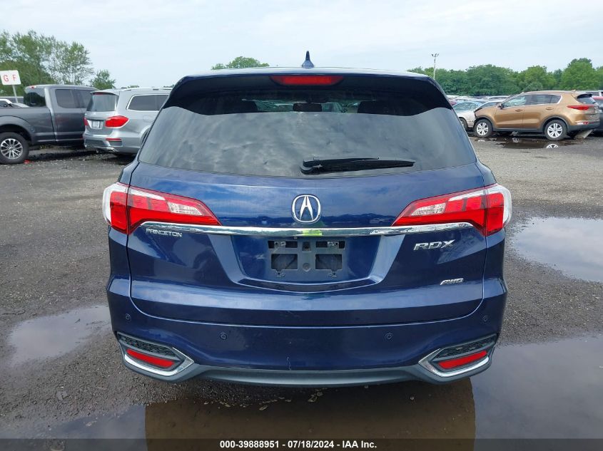 2017 Acura Rdx Advance Package VIN: 5J8TB4H71HL025484 Lot: 39888951