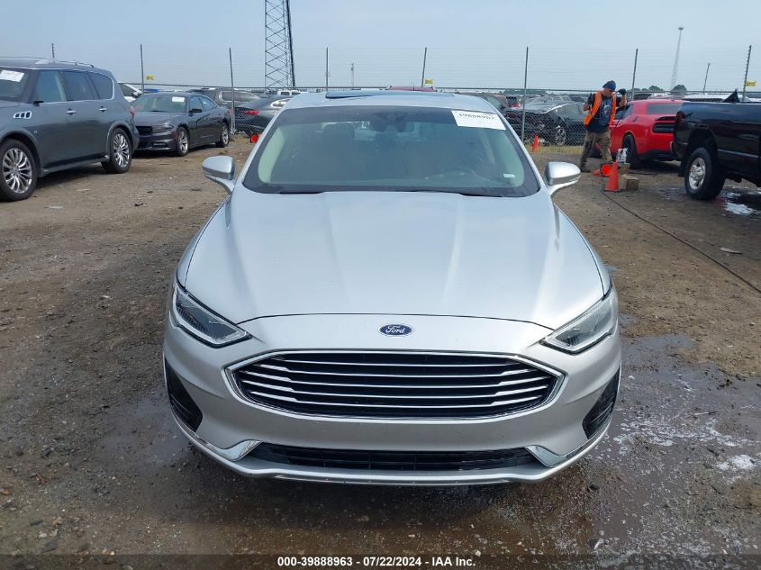 2019 Ford Fusion Sel VIN: 3FA6P0CD1KR269685 Lot: 39888963