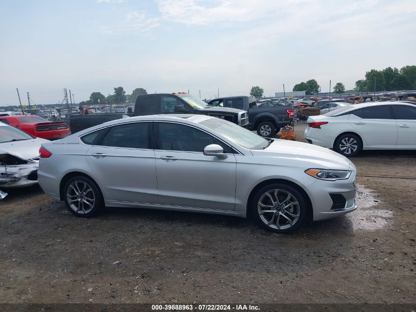 2019 Ford Fusion Sel VIN: 3FA6P0CD1KR269685 Lot: 39888963