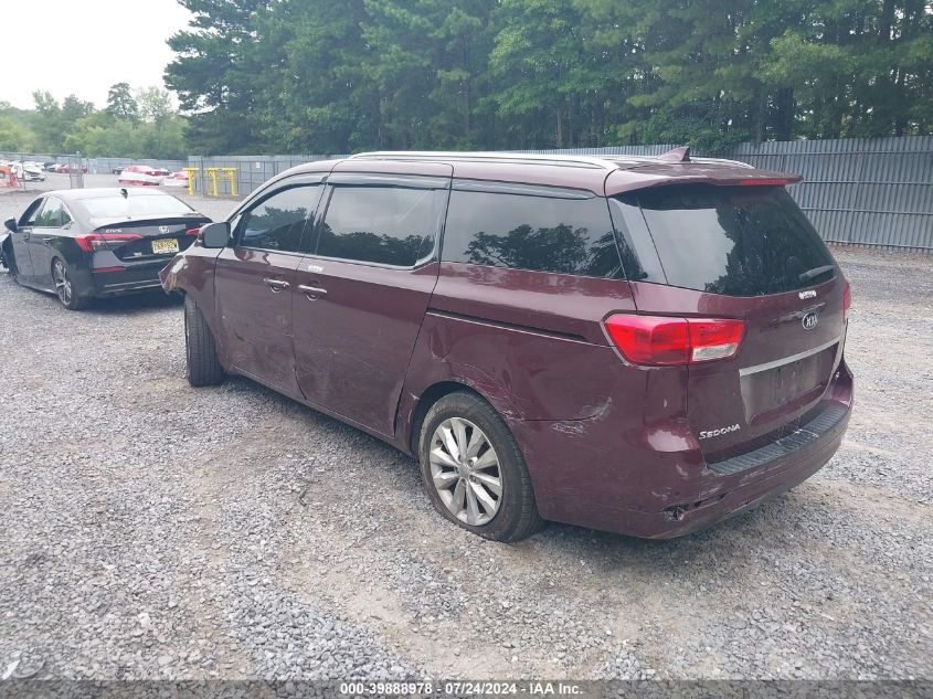 VIN KNDMC5C18F6020027 2015 KIA SEDONA no.3