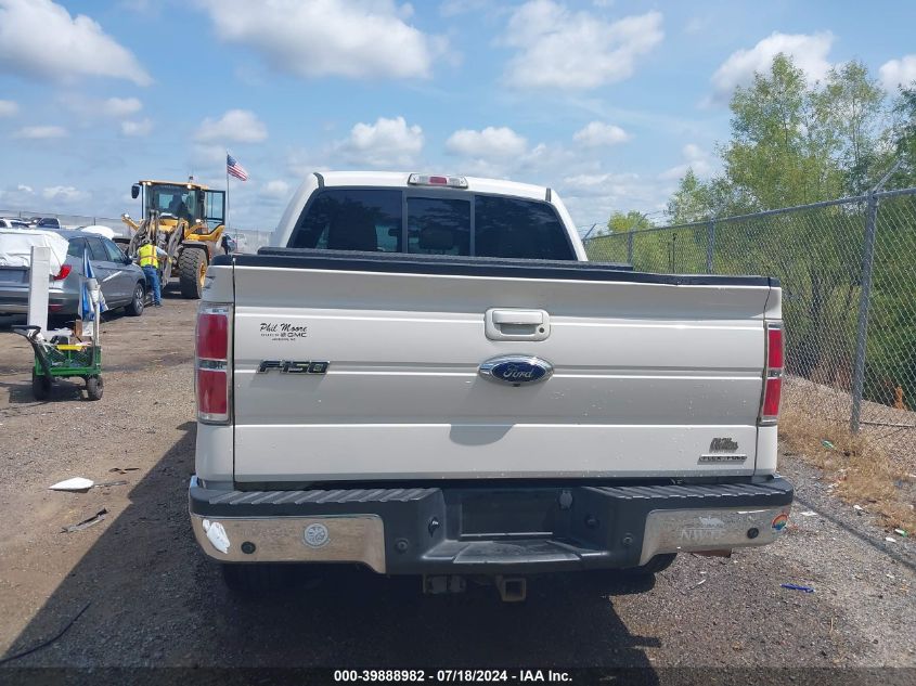 2013 Ford F-150 Lariat VIN: 1FTFW1EF9DFC46978 Lot: 39888982