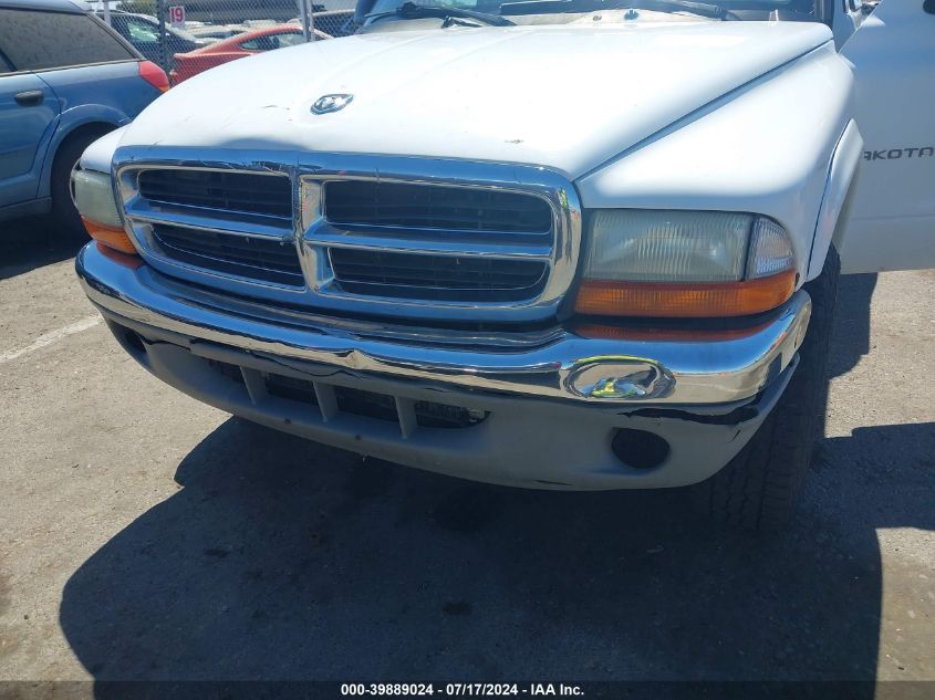 2002 Dodge Dakota Slt VIN: 1B7GG42N02S633065 Lot: 39889024