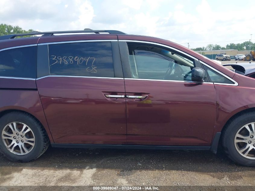 2012 Honda Odyssey Ex-L VIN: 5FNRL5H61CB055616 Lot: 39889047