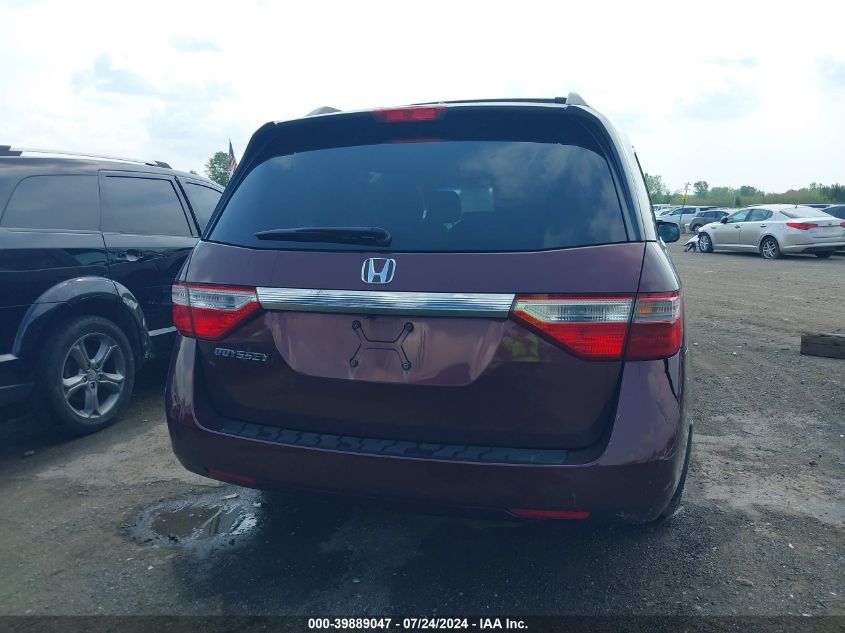 2012 Honda Odyssey Ex-L VIN: 5FNRL5H61CB055616 Lot: 39889047