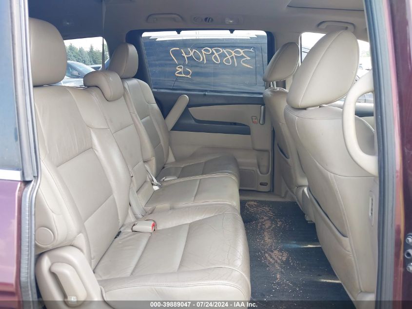 2012 Honda Odyssey Ex-L VIN: 5FNRL5H61CB055616 Lot: 39889047