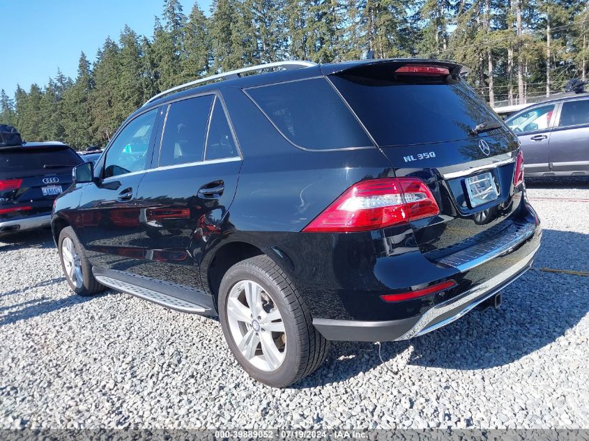 2014 Mercedes-Benz Ml 350 4Matic VIN: 4JGDA5HB7EA425813 Lot: 39889052