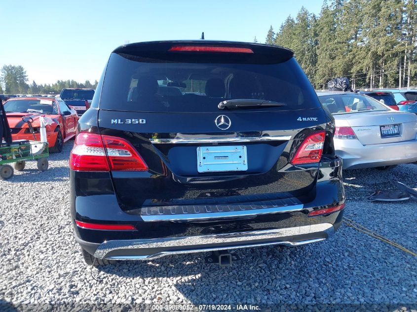 2014 Mercedes-Benz Ml 350 4Matic VIN: 4JGDA5HB7EA425813 Lot: 39889052