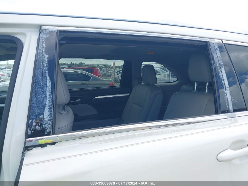 2016 Toyota Highlander Xle V6 VIN: 5TDKKRFH2GS502343 Lot: 39889078