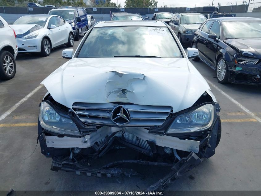 2013 Mercedes-Benz C 250 Luxury/Sport VIN: WDDGF4HB5DA859973 Lot: 39889084