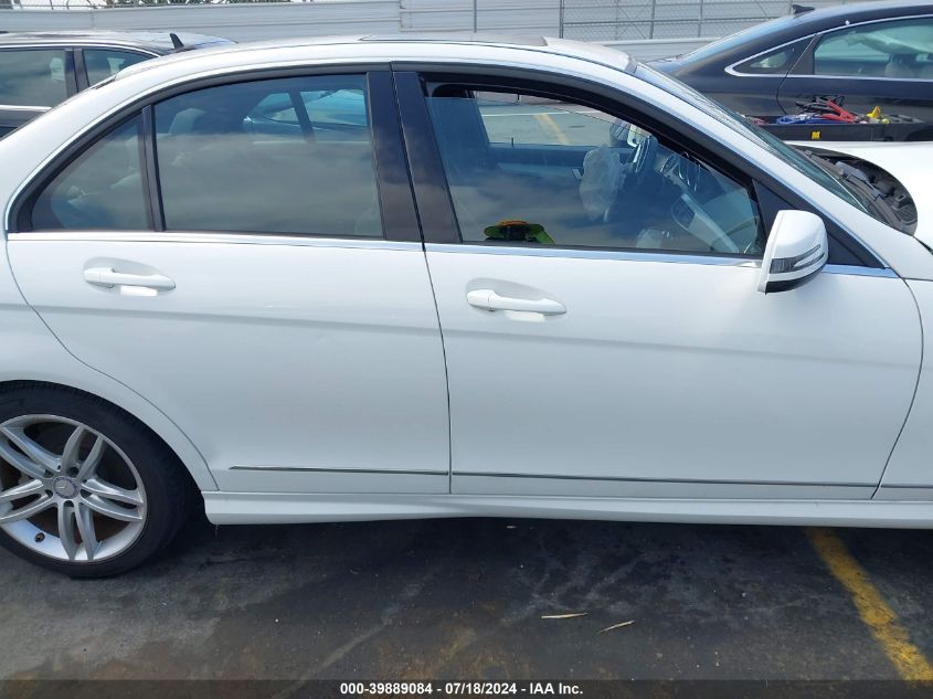 2013 Mercedes-Benz C 250 Luxury/Sport VIN: WDDGF4HB5DA859973 Lot: 39889084