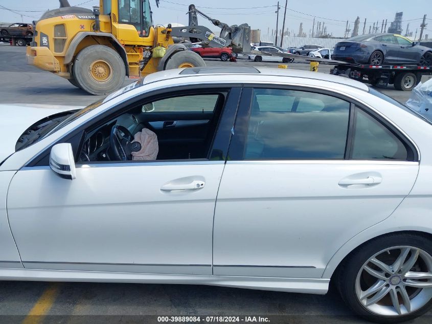 2013 Mercedes-Benz C 250 Luxury/Sport VIN: WDDGF4HB5DA859973 Lot: 39889084