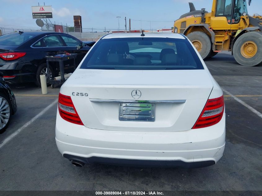 2013 Mercedes-Benz C 250 Luxury/Sport VIN: WDDGF4HB5DA859973 Lot: 39889084