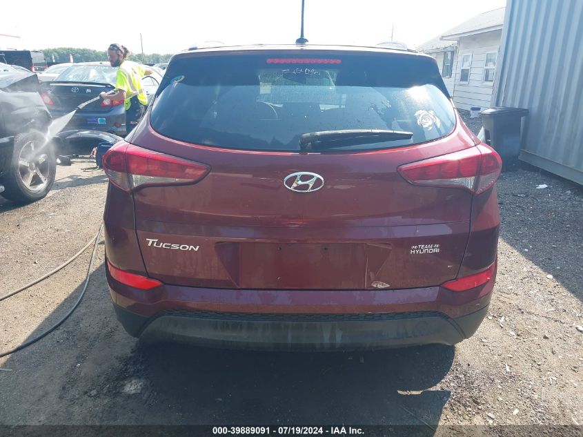 2017 Hyundai Tucson Se VIN: KM8J33A41HU452585 Lot: 39889091