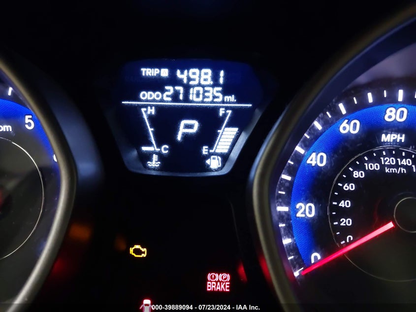 2012 Hyundai Elantra Limited (Ulsan Plant) VIN: KMHDH4AE3CU320322 Lot: 39889094