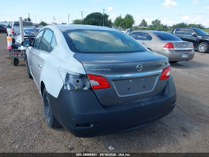 2013 Nissan Sentra Sv VIN: 3N1AB7AP2DL722763 Lot: 39889103