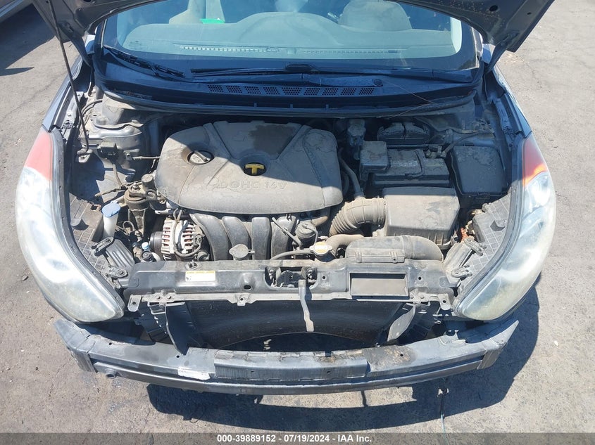 2012 Hyundai Elantra Gls VIN: 5NPDH4AE5CH067986 Lot: 39889152