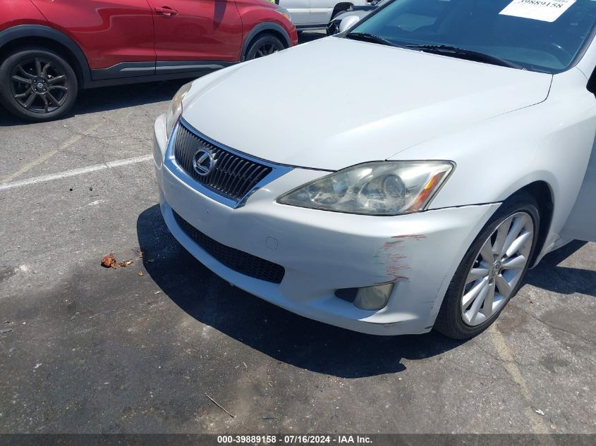 2009 Lexus Is 250 VIN: JTHBK262695092365 Lot: 39889158