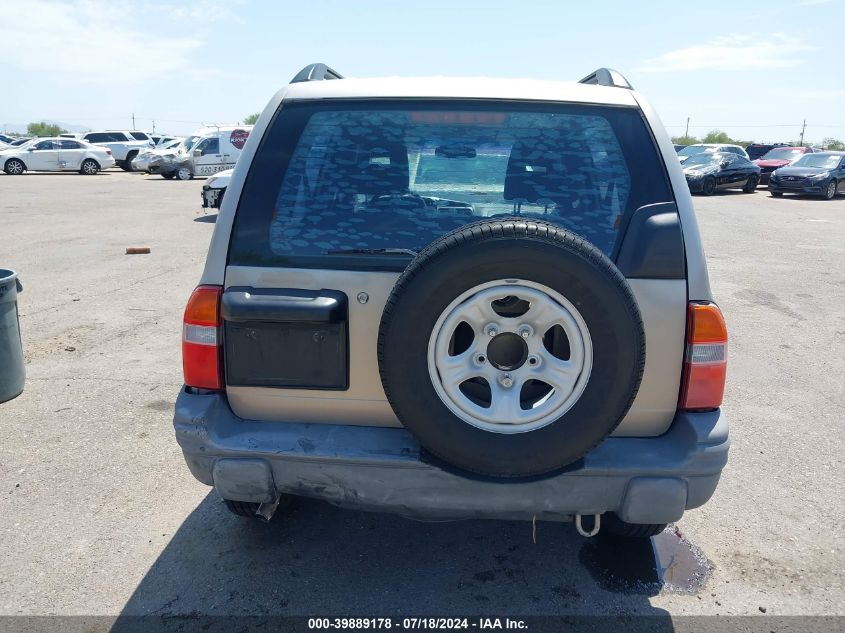 2002 Chevrolet Tracker Hard Top Base VIN: 2CNBJ13C926955676 Lot: 39889178