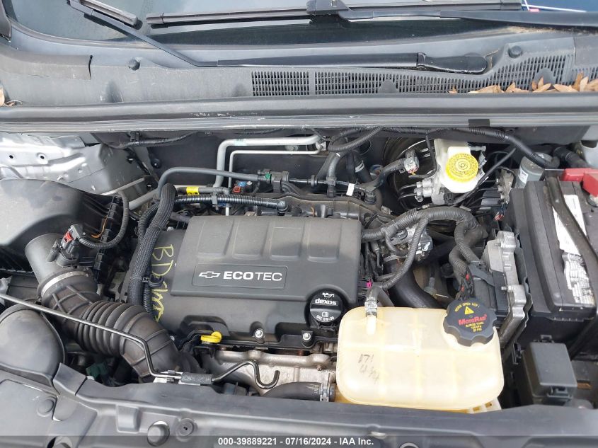 2017 Chevrolet Trax Ls VIN: 3GNCJKSB1HL289724 Lot: 39889221