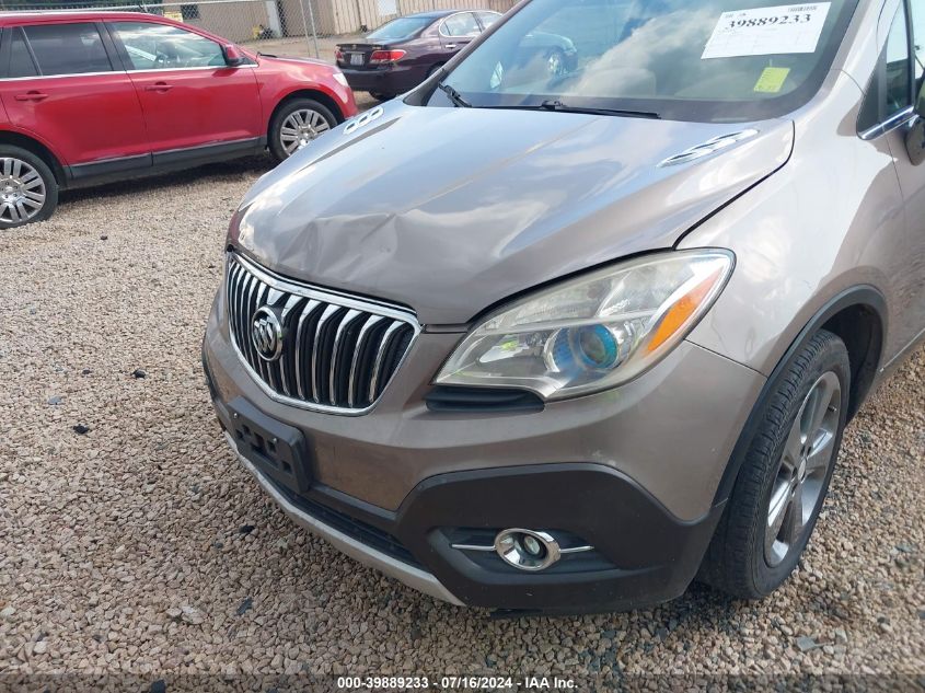 2013 Buick Encore Leather VIN: KL4CJCSB0DB156960 Lot: 39889233