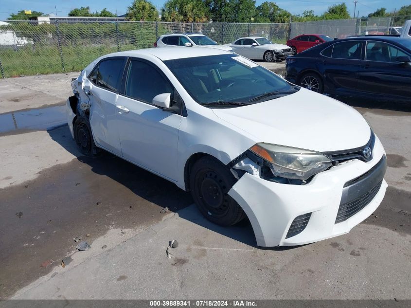 2015 TOYOTA COROLLA LE - 2T1BURHE5FC422961