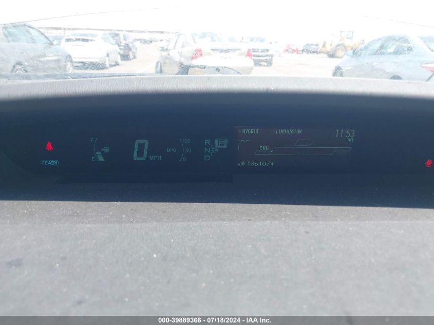 2011 Toyota Prius VIN: JTDKN3DU7B0261718 Lot: 39889366