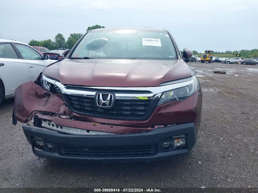 2019 Honda Ridgeline Rtl-T VIN: 5FPYK2F69KB001129 Lot: 39889414