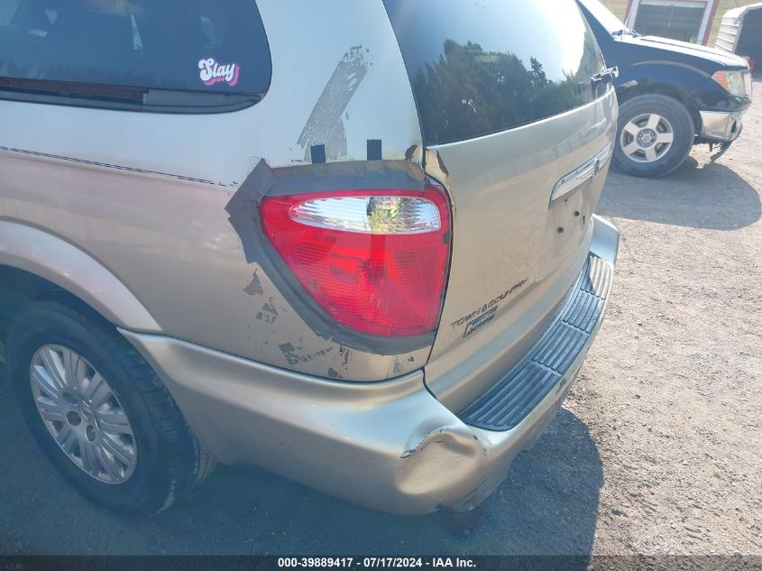 2005 Chrysler Town & Country Lx VIN: 2C4GP44R25R545348 Lot: 39889417