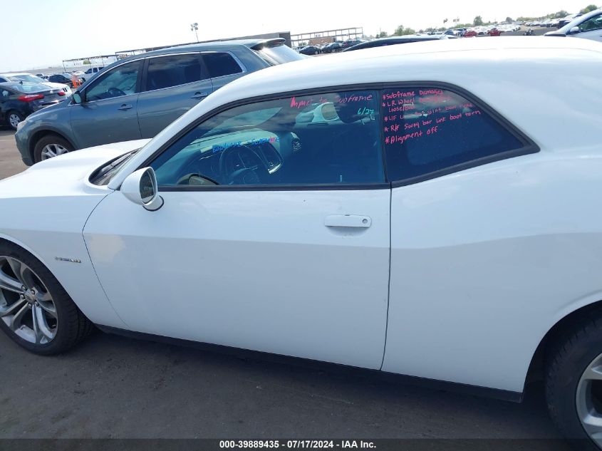 2021 Dodge Challenger R/T VIN: 2C3CDZBT9MH572414 Lot: 39889435