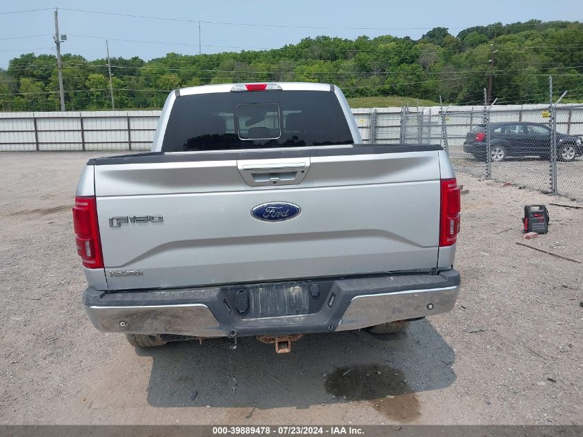 2016 Ford F-150 Lariat VIN: 1FTEW1EP9GKD16396 Lot: 39889478