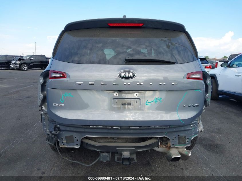 2021 Kia Telluride Ex VIN: 5XYP3DHC3MG131659 Lot: 39889481