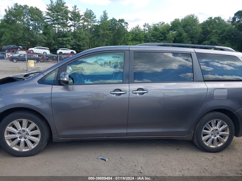 2016 Toyota Sienna Limited Premium 7 Passenger VIN: 5TDDK3DC9GS135356 Lot: 39889484