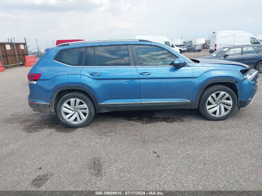 2021 Volkswagen Atlas 3.6L V6 Sel VIN: 1V2BR2CA1MC500654 Lot: 39889510