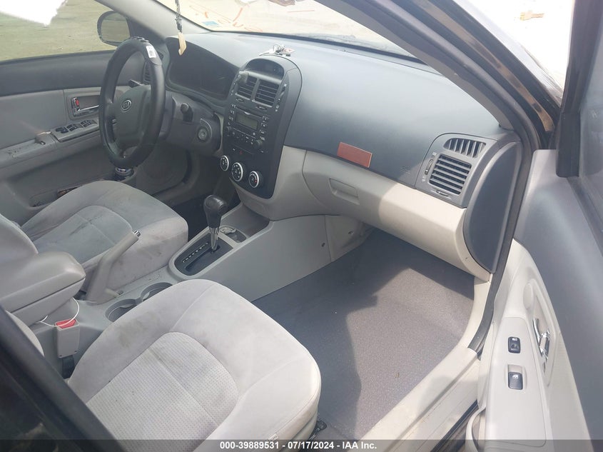 2008 Kia Spectra Ex VIN: KNAFE121885543292 Lot: 39889531