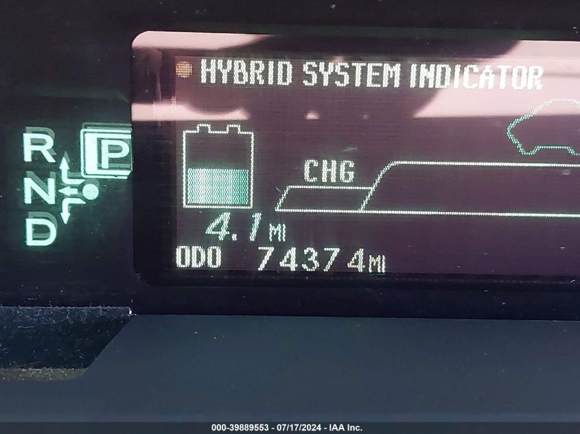 2014 Toyota Prius Plug-In VIN: JTDKN3DP4E3058220 Lot: 39889553