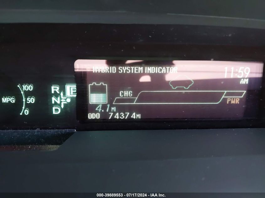 2014 Toyota Prius Plug-In VIN: JTDKN3DP4E3058220 Lot: 39889553