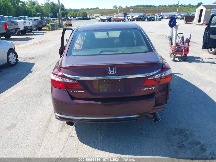 1HGCR2F50GA159785 2016 Honda Accord Sport