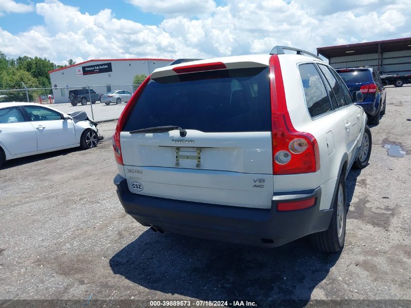 2006 Volvo Xc90 V8 VIN: YV4CZ852661251066 Lot: 39889573