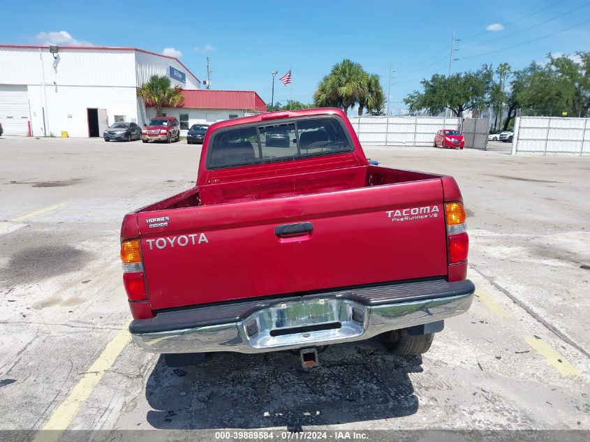 2004 Toyota Tacoma Prerunner V6 VIN: 5TESN92N14Z462113 Lot: 39889584