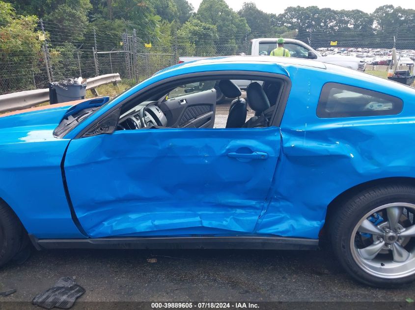 2012 Ford Mustang V6 Premium VIN: 1ZVBP8AM7C5207929 Lot: 39889605